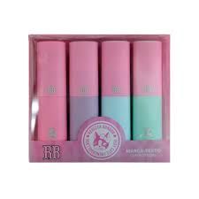 MARCA TEXTO PONTA SOFT C/4 CORES REBECCA ...