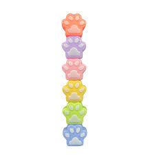 MARCA TEXTO TROCA PONTA PATINHAS 5CORES  ...